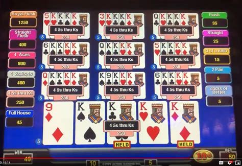 video poker odds